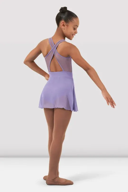 BLOCH CL4625 CANDACE MESH SKIRTED LEOTARD