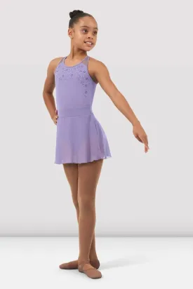 BLOCH CL4625 CANDACE MESH SKIRTED LEOTARD