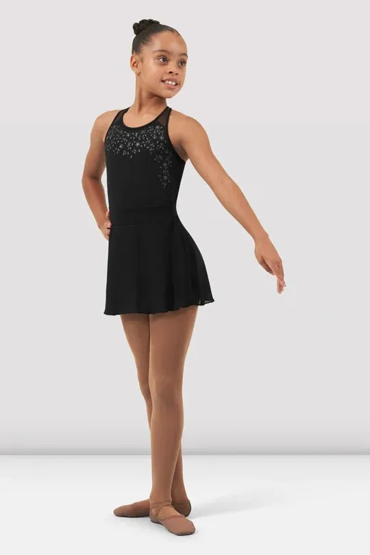 BLOCH CL4625 CANDACE MESH SKIRTED LEOTARD