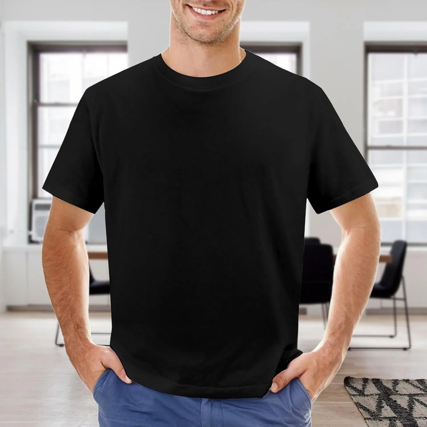 Custom T Shirts Add Your Own Design Personalized Photo Shirts for Men, 9 Sizes