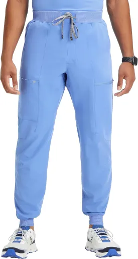Fabletics Men's All-Shift 5-Pocket Scrub Jogger - MotionTech, 4-Way Stretch, Pocket-Packed, Lightweight, Semi-Slim Fit