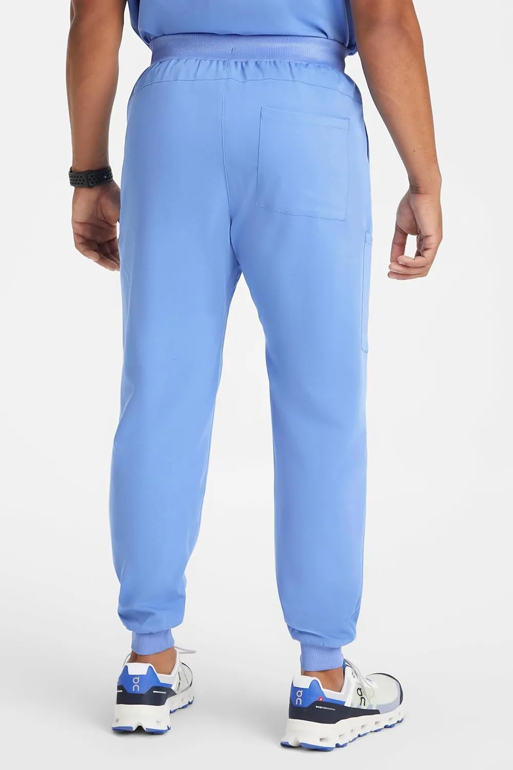 Fabletics Men's All-Shift 5-Pocket Scrub Jogger - MotionTech, 4-Way Stretch, Pocket-Packed, Lightweight, Semi-Slim Fit