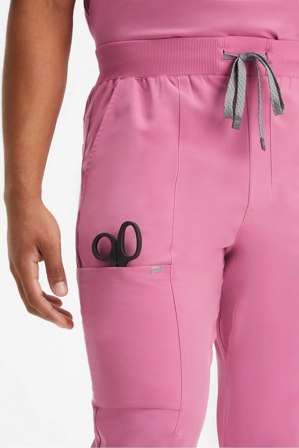 Fabletics Men's All-Shift 5-Pocket Scrub Jogger - MotionTech, 4-Way Stretch, Pocket-Packed, Lightweight, Semi-Slim Fit