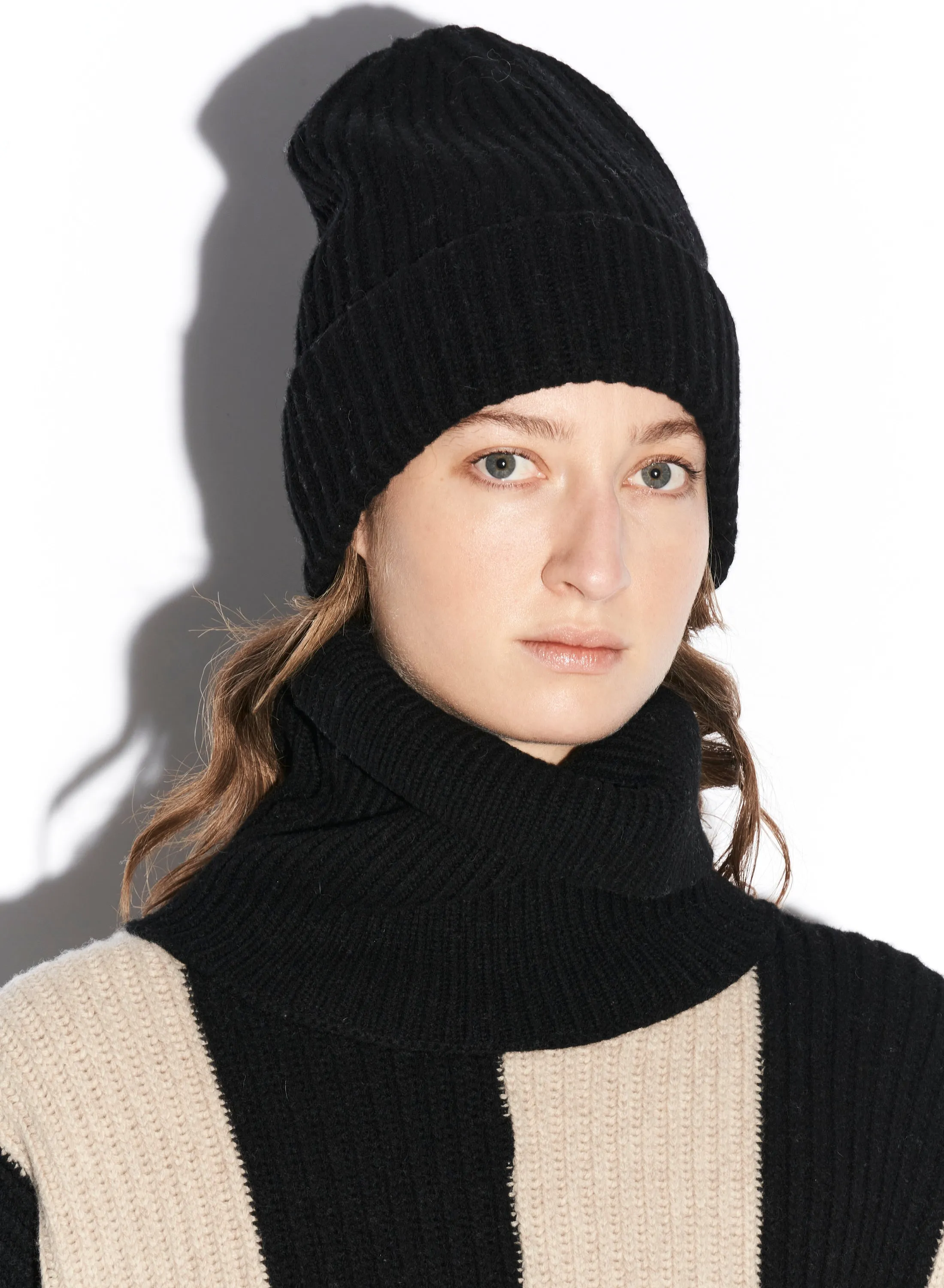 JF005417 Ribbed knit hat