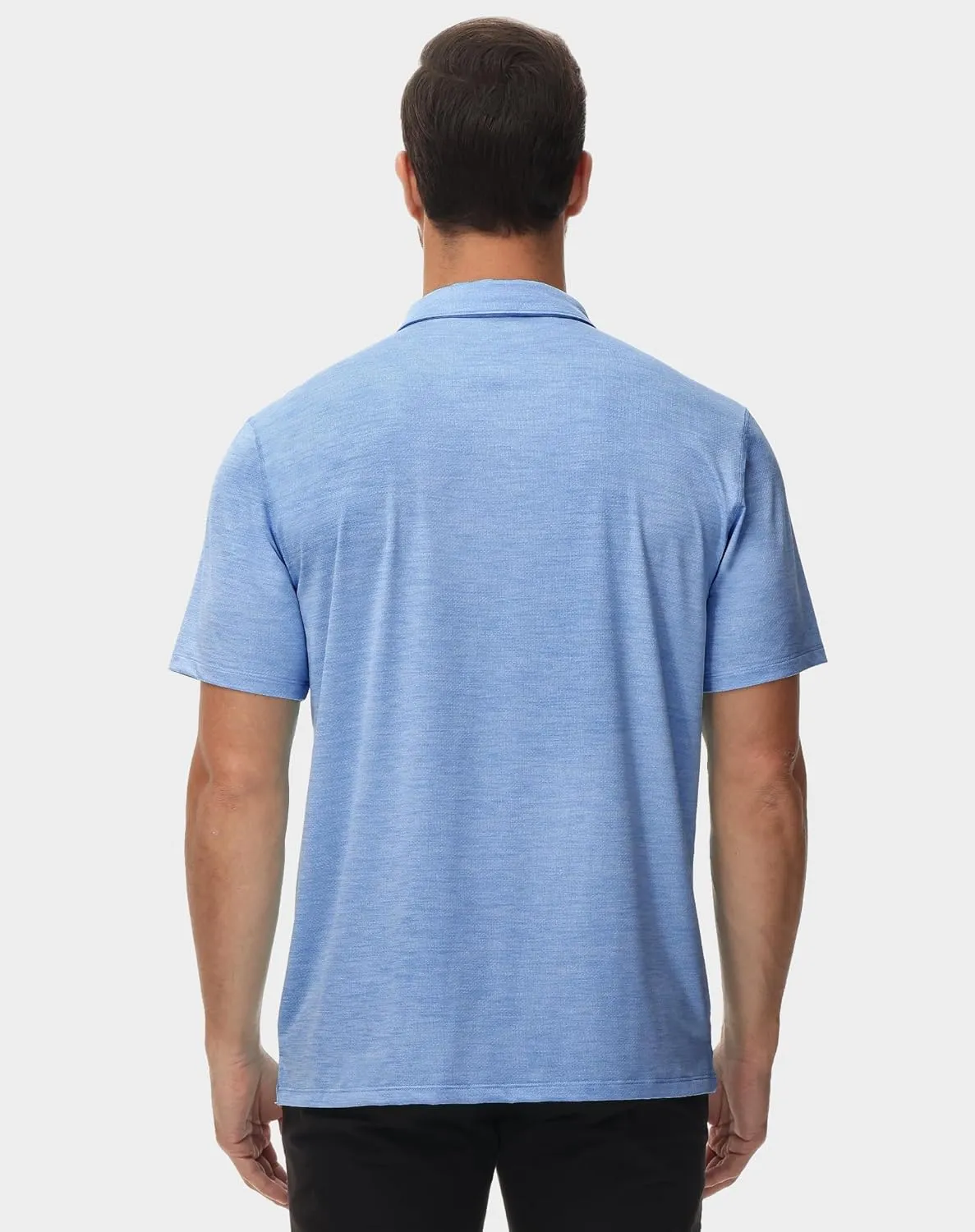 MIER Mens Polo Shirts Dry Fit Short Sleeve Performance Golf Shirt Moisture Wicking Athletic Casual Collared T-Shirt