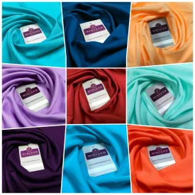Plain Soft Lightweight Lining 100% Polyester Fabric 100 cm Wide MR860 Mtex