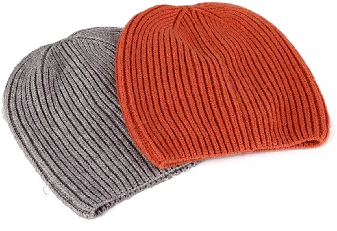 Siyimue Warm Knit Basic Style Hat for Women Men Unisex - Fall Winter Soft Beanie Cap for Fall Winter